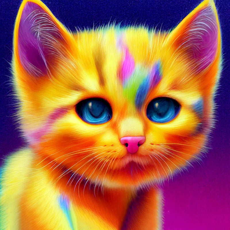 Adorable Rainbow Kitty | Jigsaw Puzzle Australia