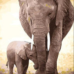 Load image into Gallery viewer, An Elephant Mother&#39;s Love | Jigsaw Puzzle Australia
