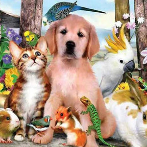 Animals together Jigsaw Puzzle Australia