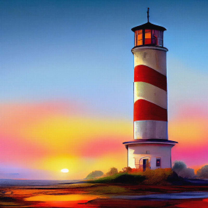 Autumn Sunset Lighthouse | Jigsaw Puzzle Australia