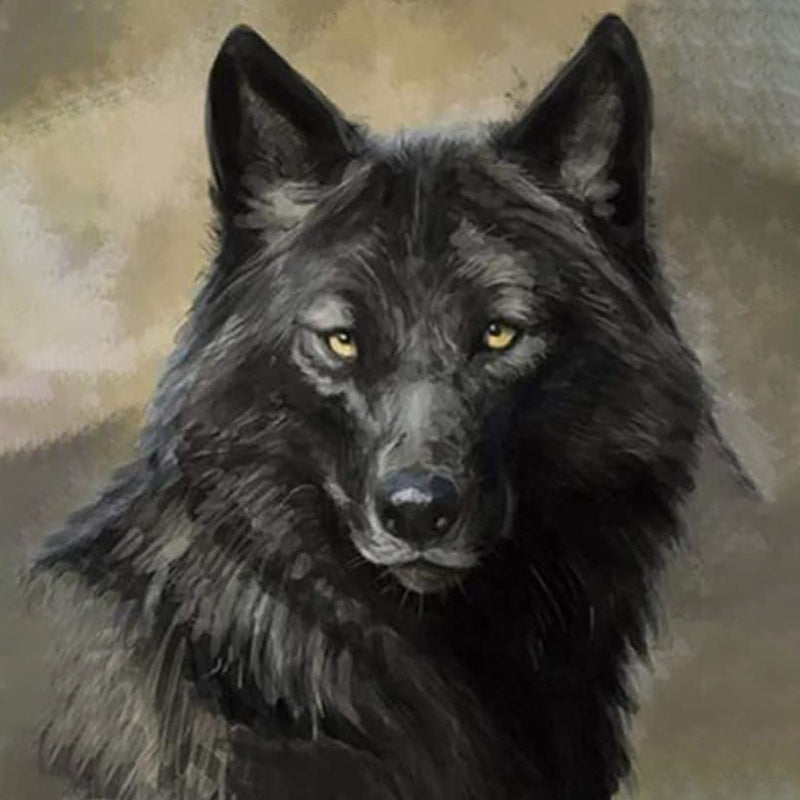 Black Wolf | Jigsaw Puzzle Australia