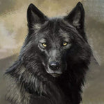 Load image into Gallery viewer, Black Wolf | Jigsaw Puzzle Australia
