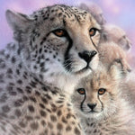 Load image into Gallery viewer, Cheetah Mother Love | Jigsaw Puzzle Australia
