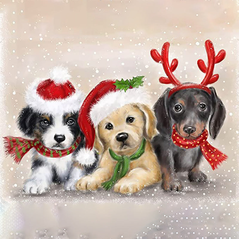 Christmas Puppies | Jigsaw Puzzle Australia