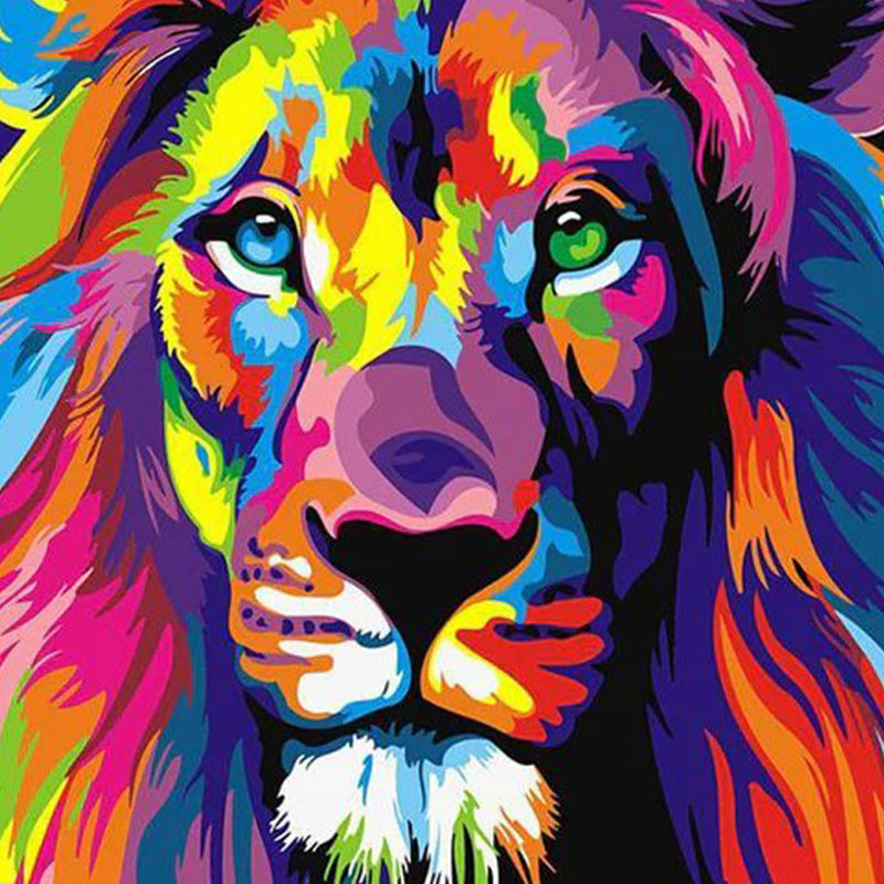 Colorful Lion | Jigsaw Puzzle Australia