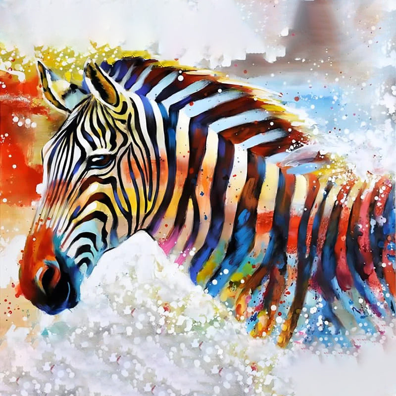 Colorful Zebra | Jigsaw Puzzle Australia