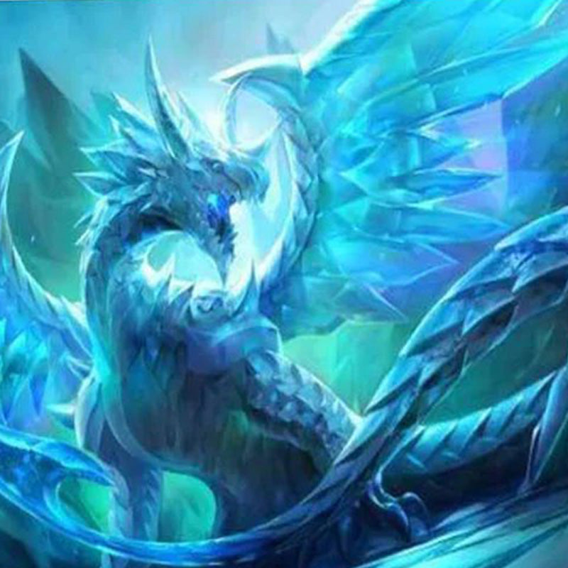 Ice Crystal Dragon Jigsaw Puzzle Australia