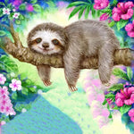 Load image into Gallery viewer, Lazy Sloth In Jungle | Jigsaw Puzzle Australia
