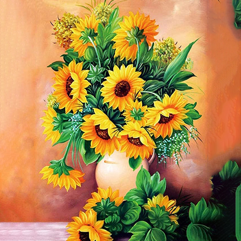 Sunflowers In A Vase | Jigsaw Puzzle Australia