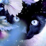 Load image into Gallery viewer, Violet Kitty Jigsaw Puzzle Australia
