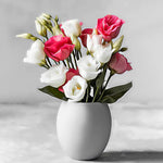 Load image into Gallery viewer, White And Pink Roses In A Vsae | Jigsaw Puzzle Australia
