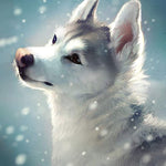 Load image into Gallery viewer, White Wolf In Snow | Jigsaw Puzzle Australia
